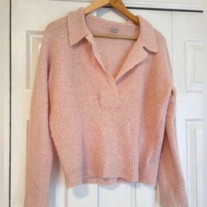 Pale pink lightweight sweater